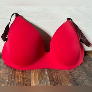Red Victoria’s Secret bra